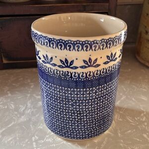 Polish Pottery Manufaktura Boleslawiec Utensil Holder